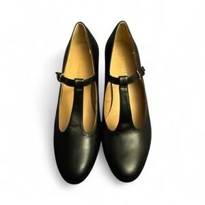 Dream Pairs Black T-Strap Heels